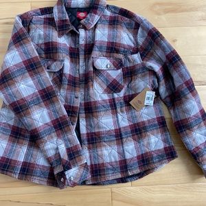 dickies juniors XL flannel jacket